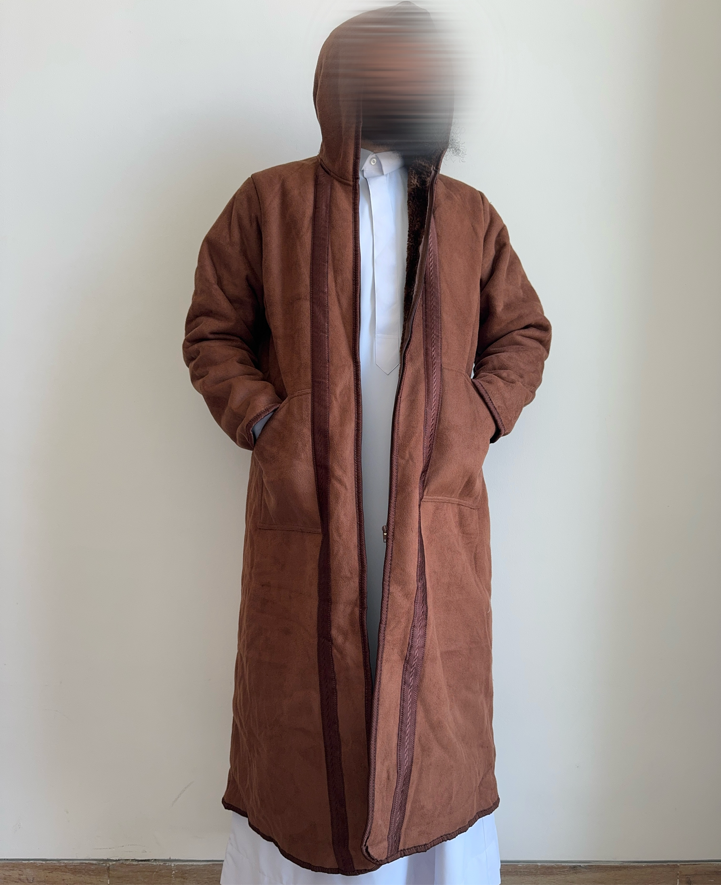 Manteau Sahara Premium (Farwa d'Hiver Emirati 🇦🇪❄️ )