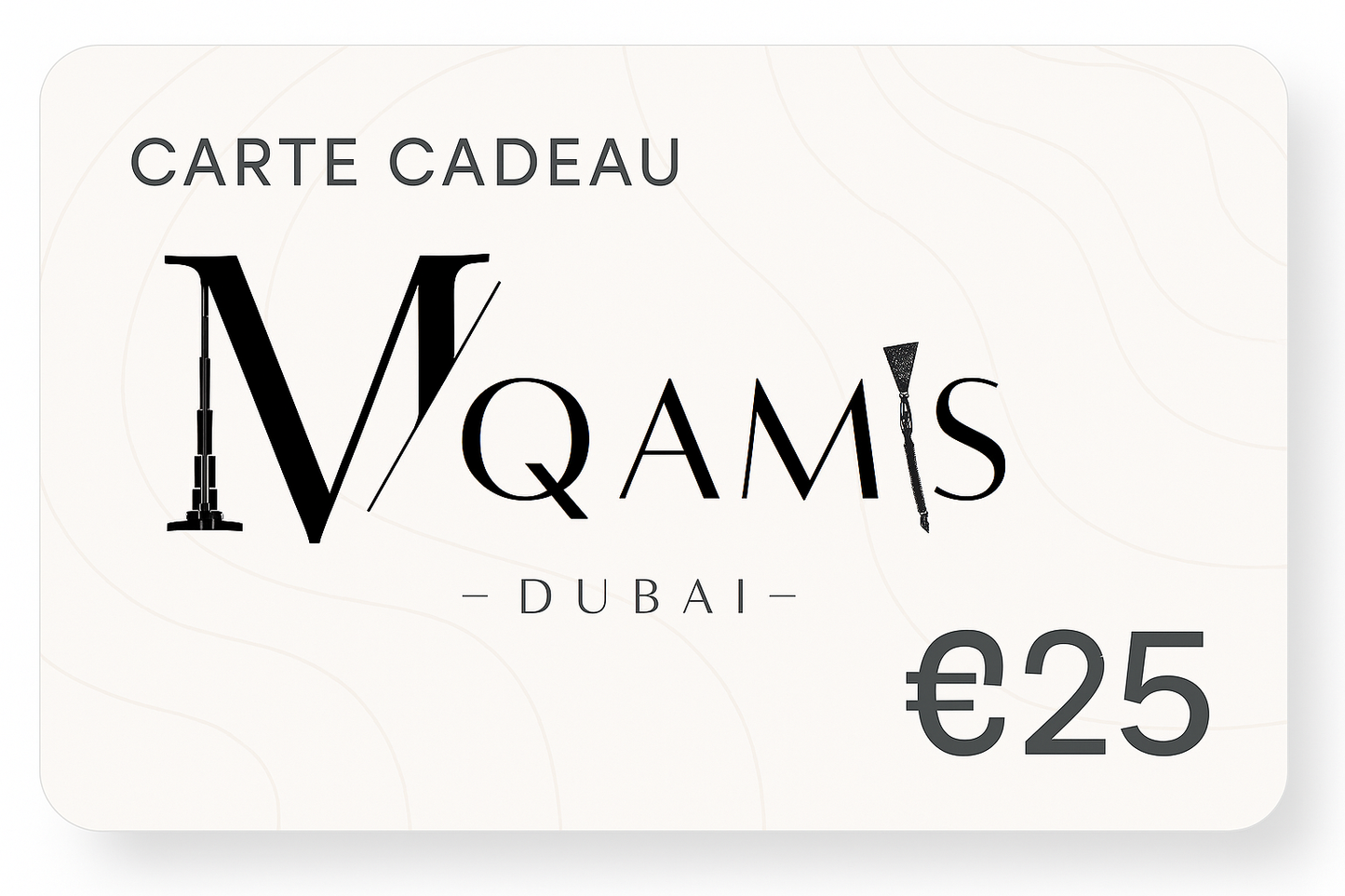Carte Cadeau MQAMIS 🎁