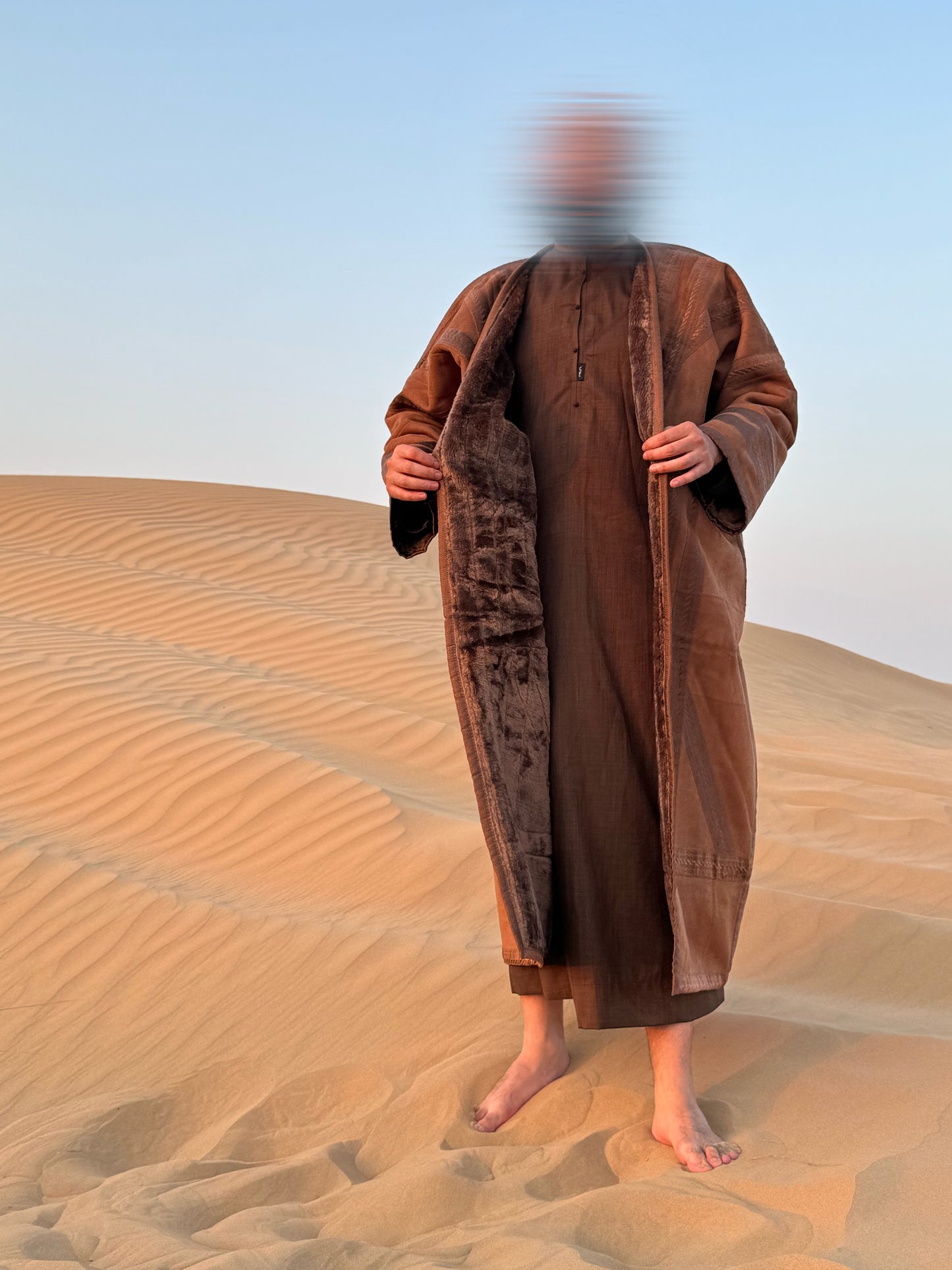 Manteau Sahara (Farwa d’hiver Emirati 🇦🇪❄️)