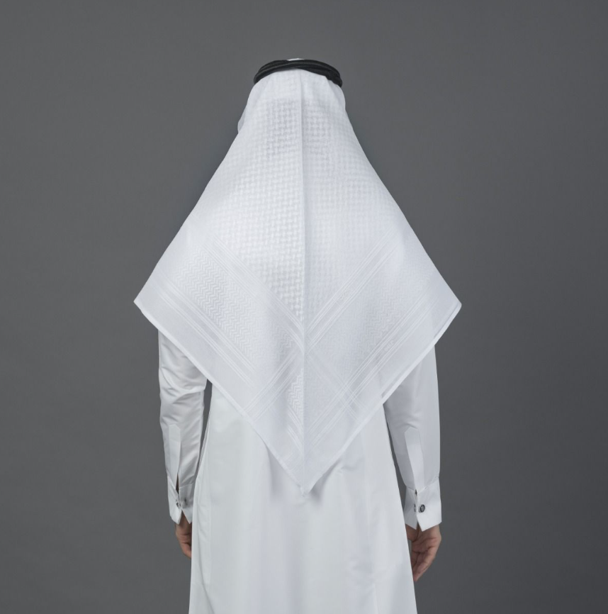 Shemagh Al-BASSAM Plus Breeze White