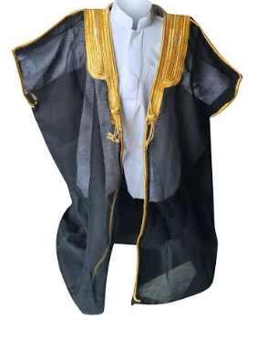 Bisht noir enfant / garçon