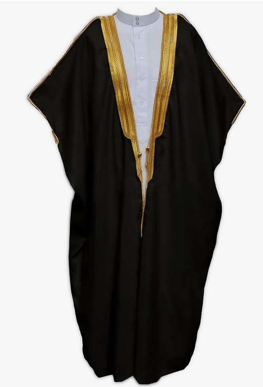 Bisht noir enfant / garçon