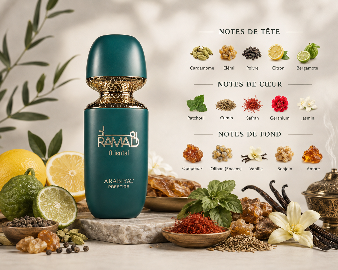 Parfum : Ramad Oriental Arabiyat prestige 100ml