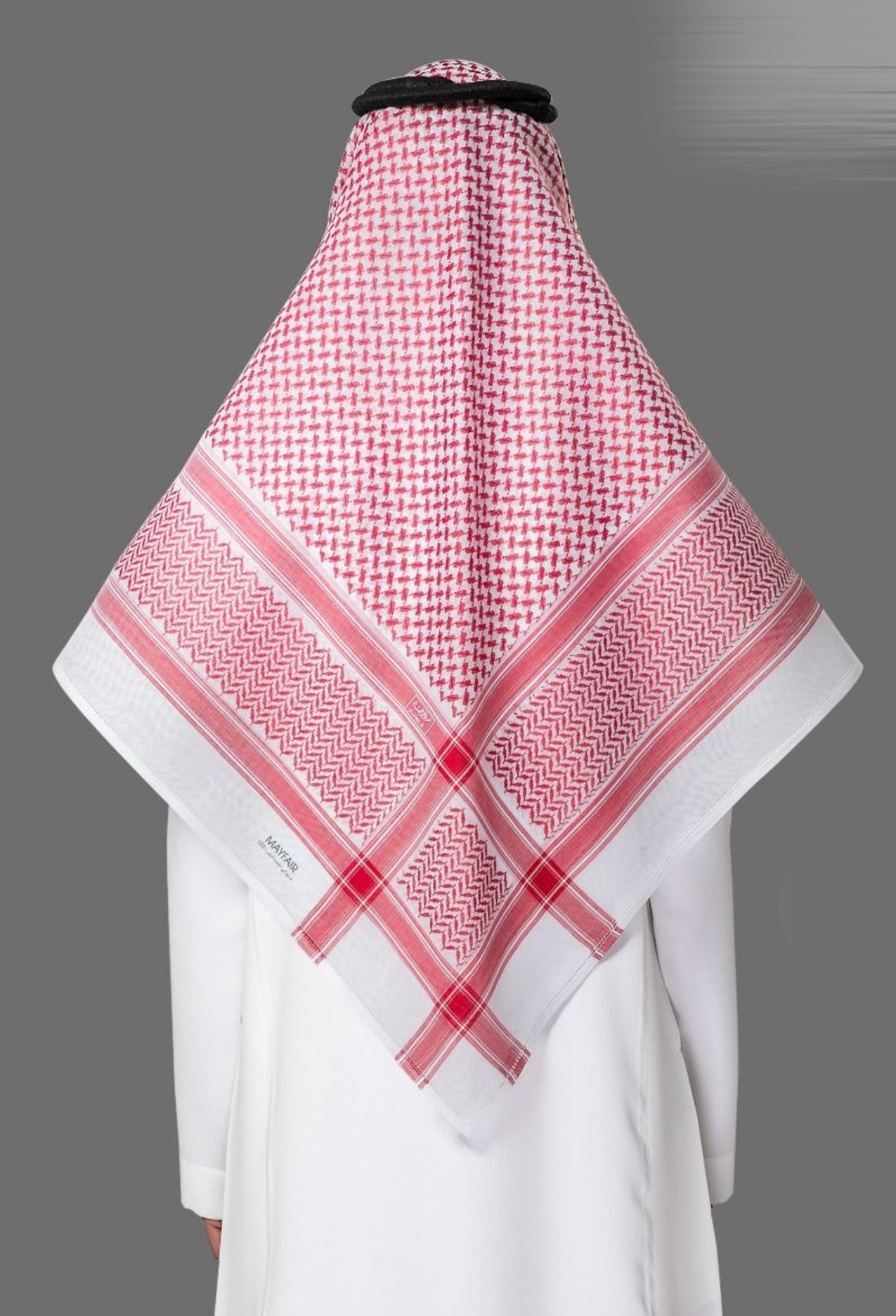 Shemagh Prestige May Fair Rouge et Blanc