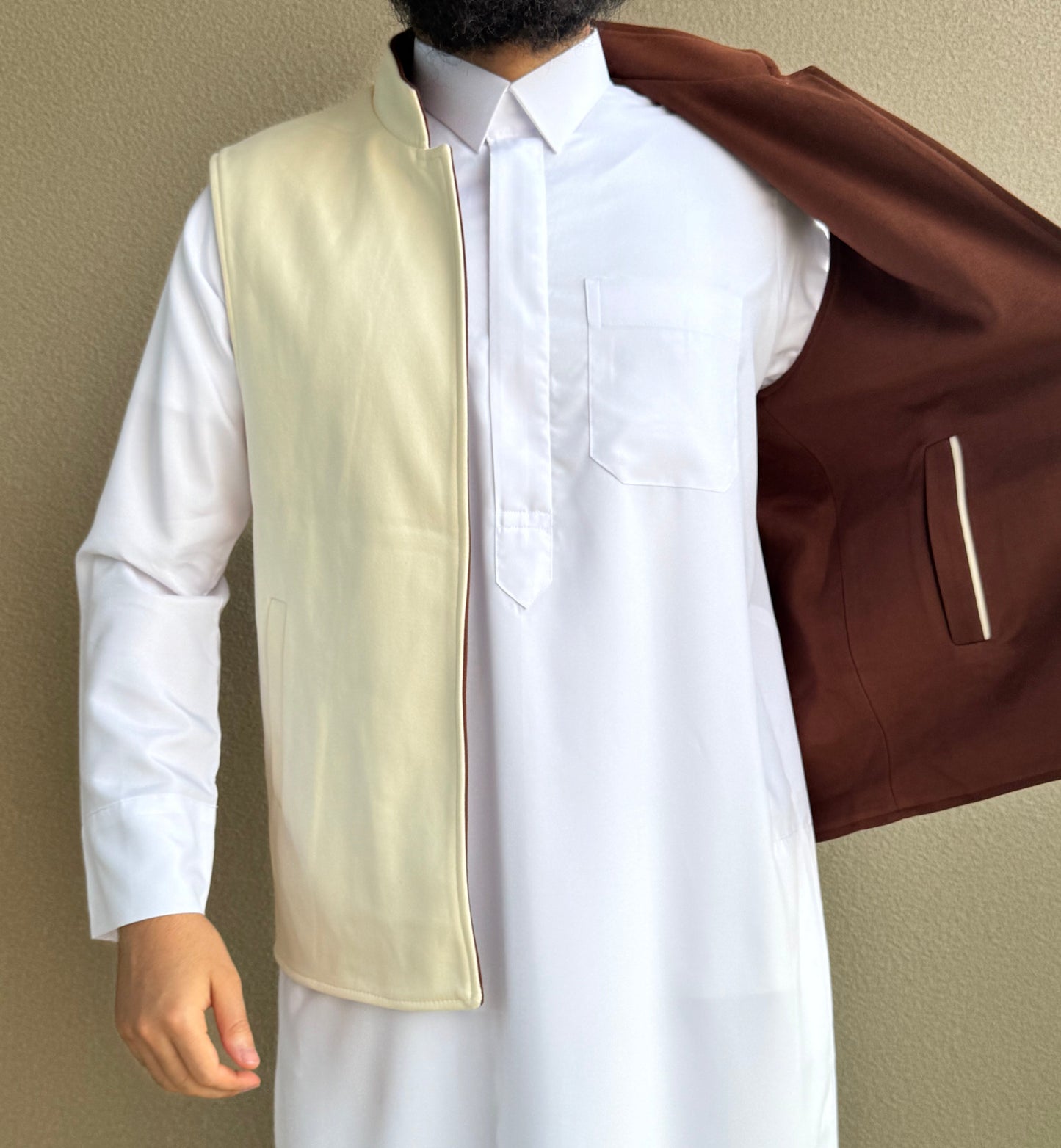 Veste Reversible Sans Zip Liwa 🇦🇪❄️ (Hiver)