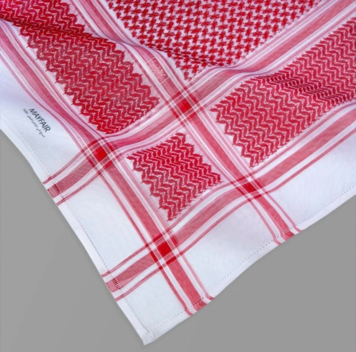 Shemagh AlBassam: May Fair DarkRed