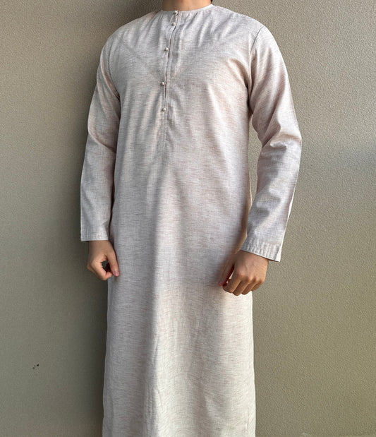 QAMIS FUJAIRAH LINEN 2 - Beige - Destock