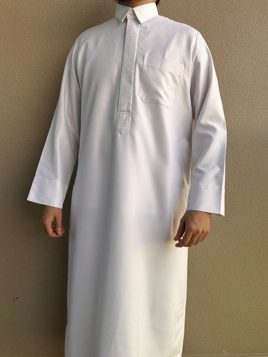 QAMIS SAOUDIEN MECCA - Blanc  - Destock