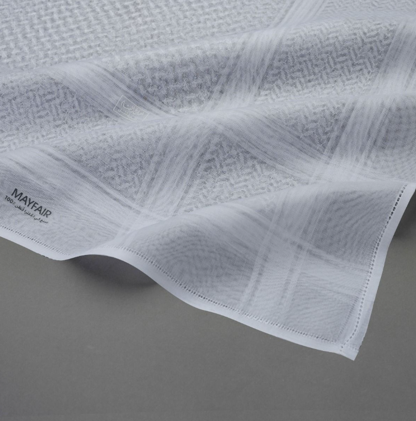 Shemagh Al-BASSAM MAYFAIR White