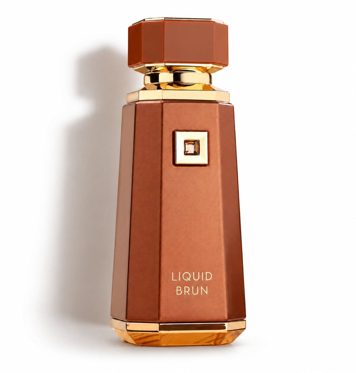 Liquid Brun – French Avenue – flacon sur fond blanc avec ombre douce
