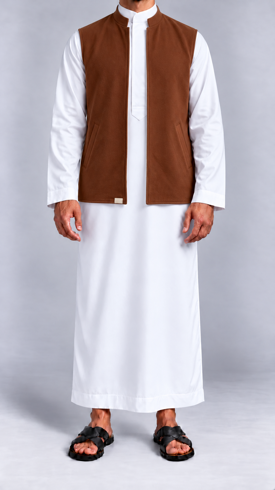 liwa sans zip marron — Face