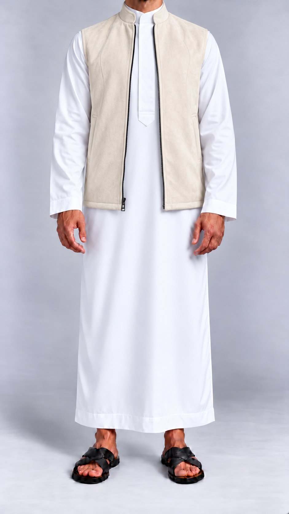 liwa zip creme beige — Face