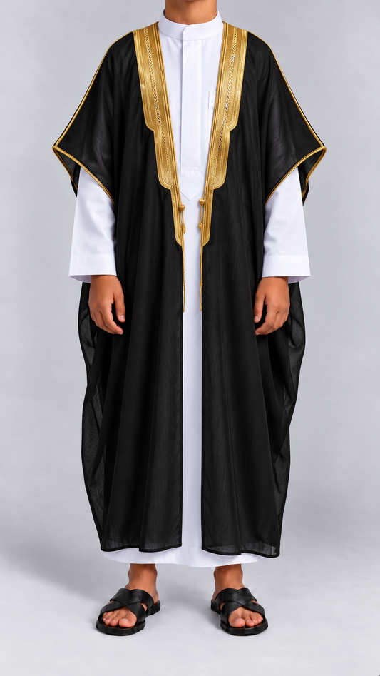 bisht enfant noir — Face