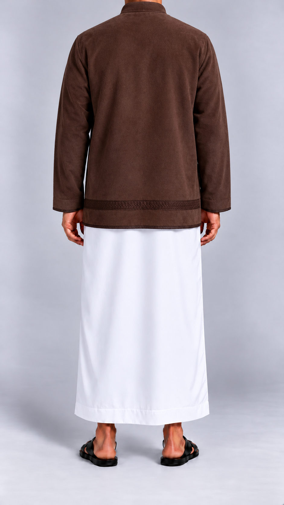 al qudra classic marron fonce — Dos