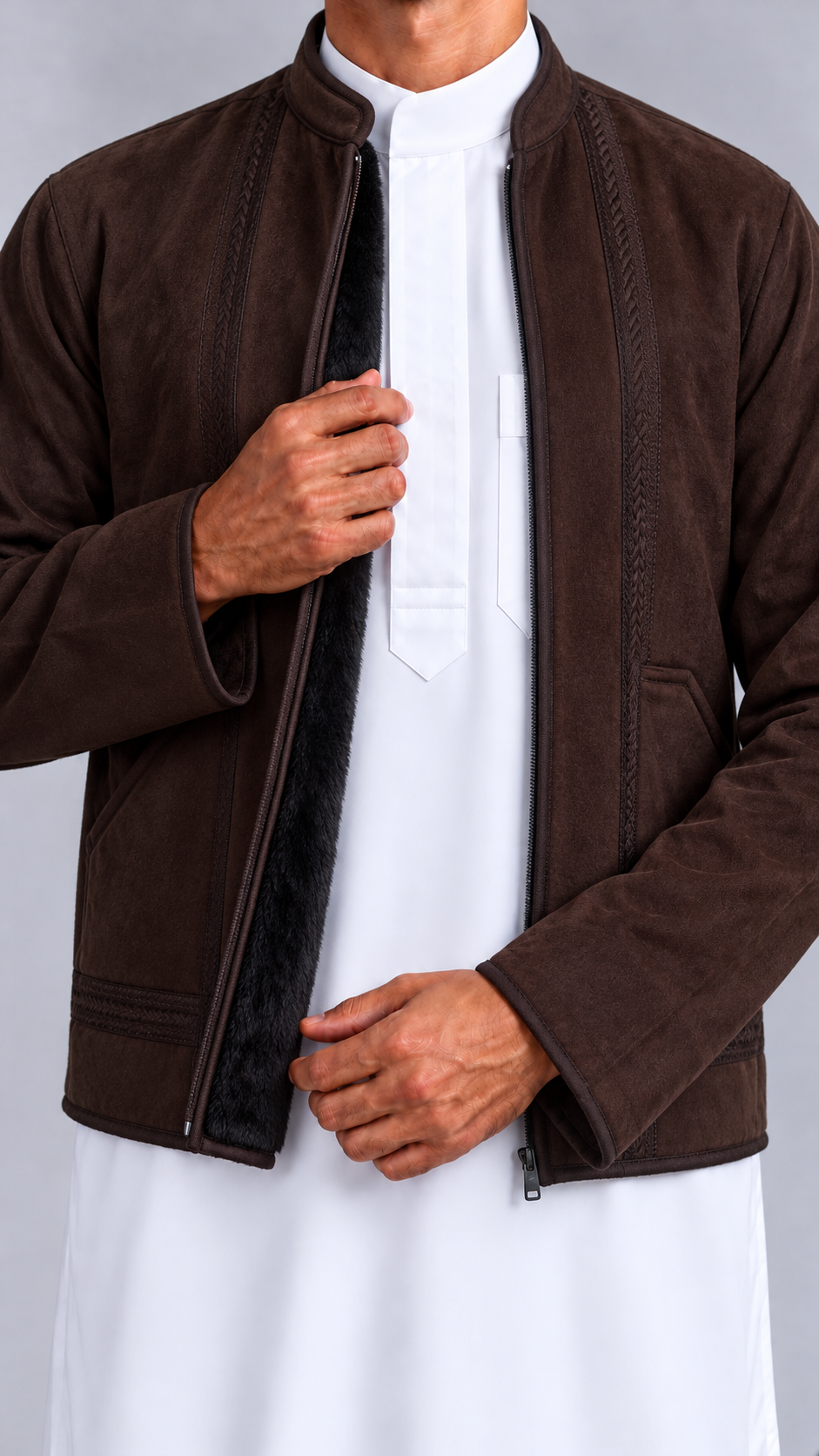 al qudra classic marron fonce — Details