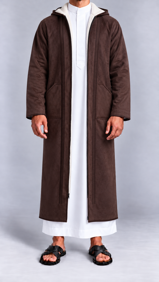 sahara premium marron fonce interieur blanc — Face