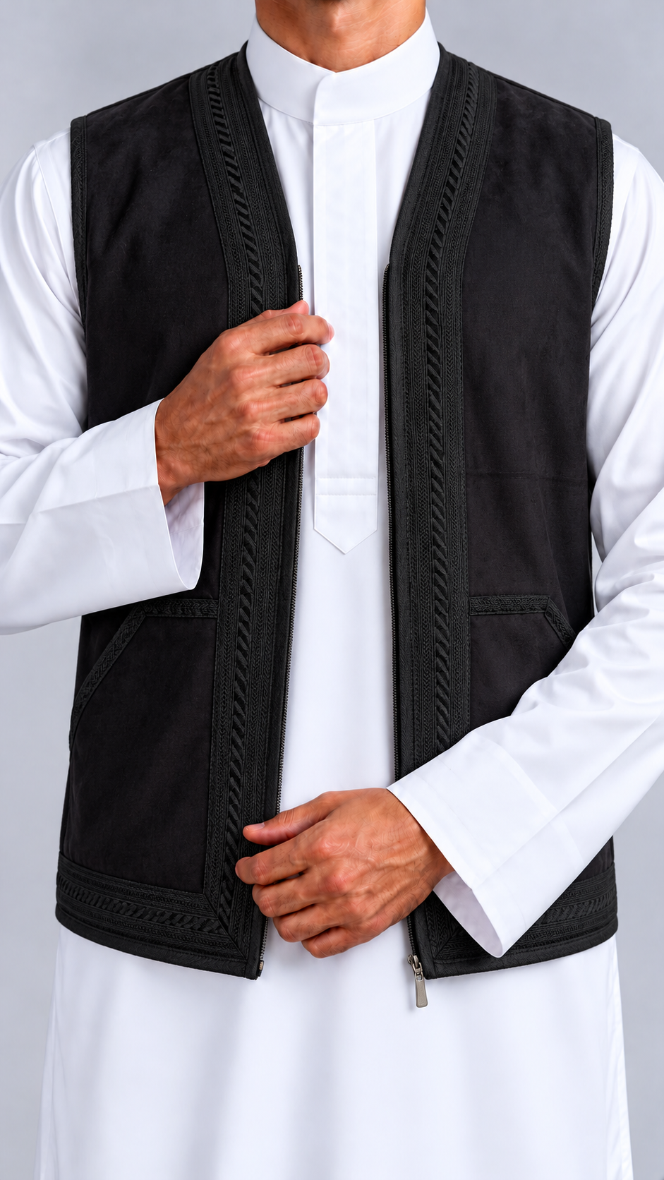 veste al qudra noir — Details