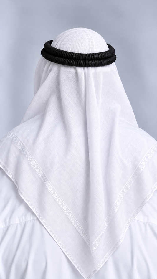 iqal emirati noir — Porté de dos