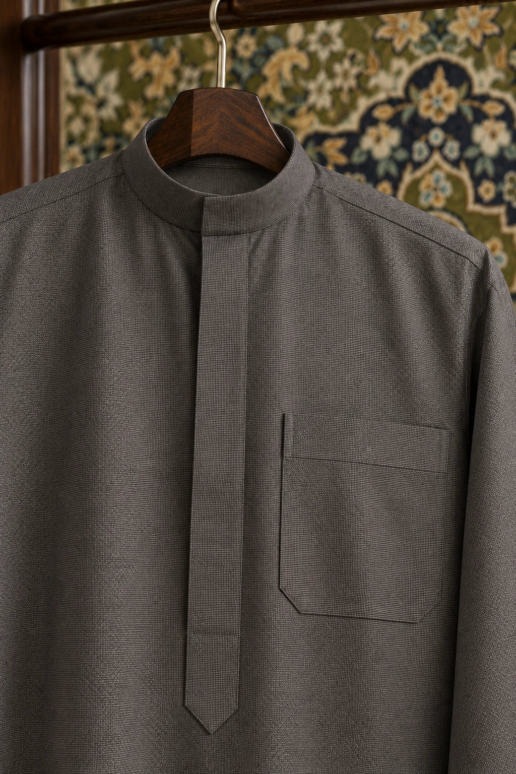 koweiti kashmiri marron cintre tapisserie
