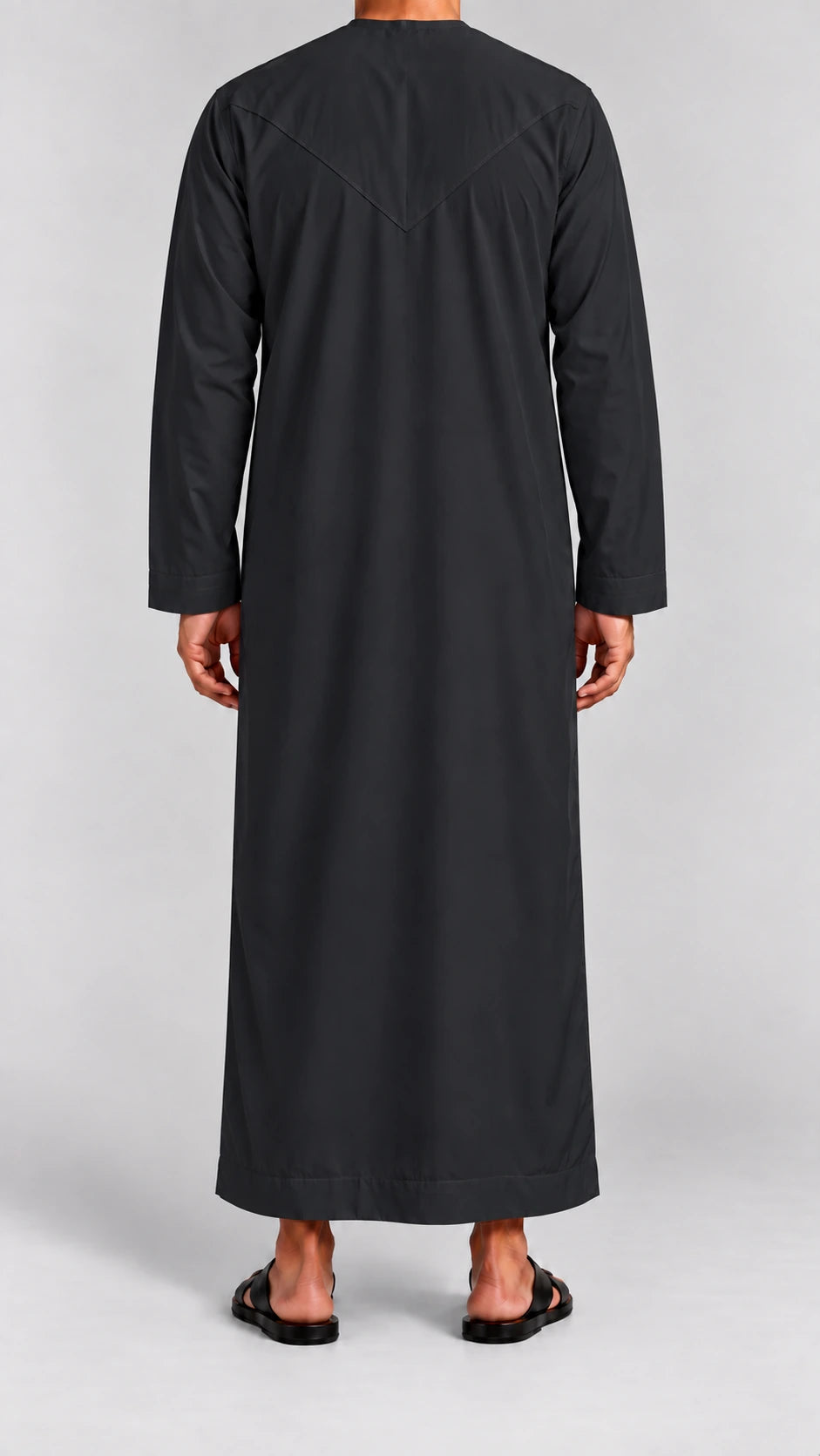 qamis emirati classic noir dos