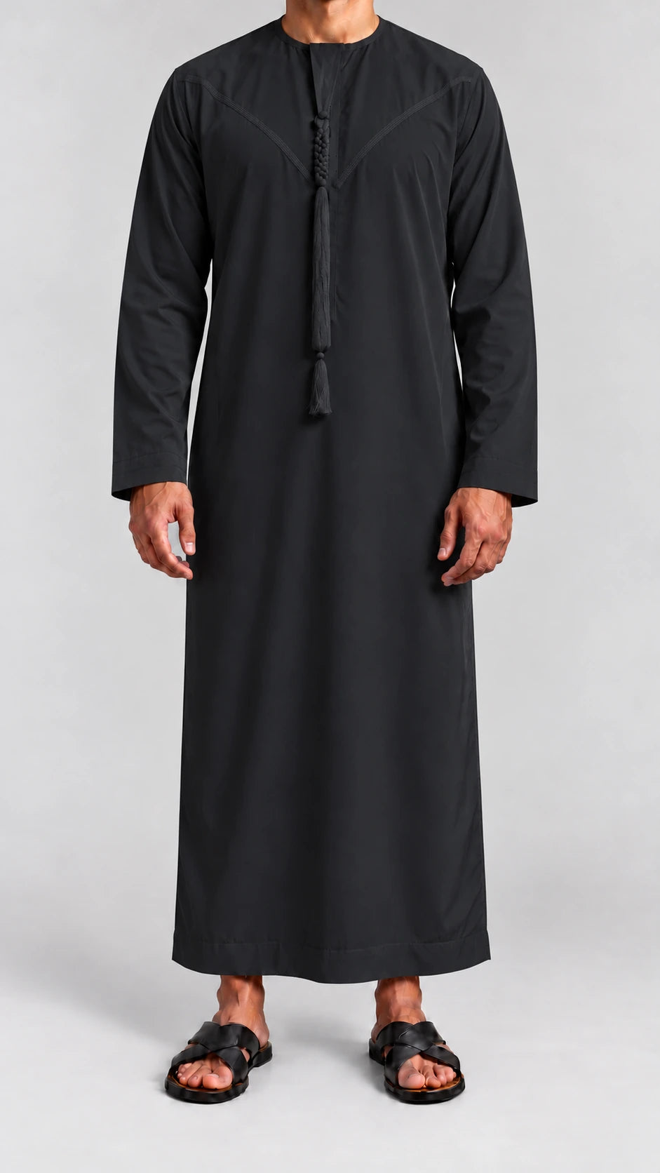 qamis emirati classic noir face