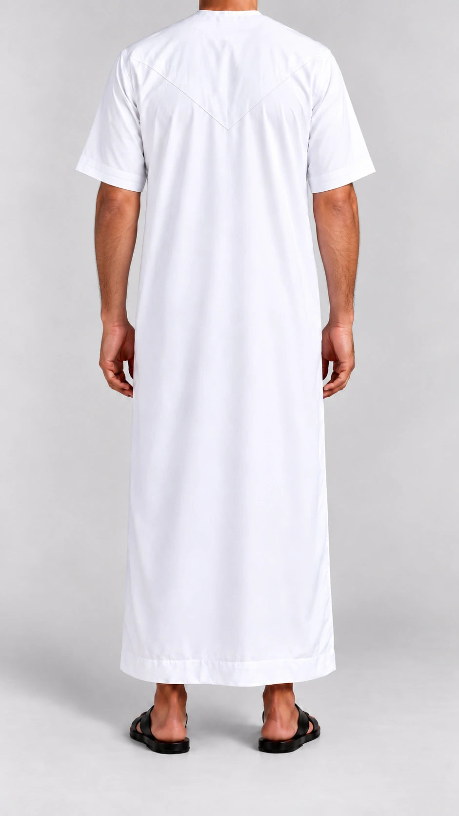 qamis emirati iconic court blanc dos