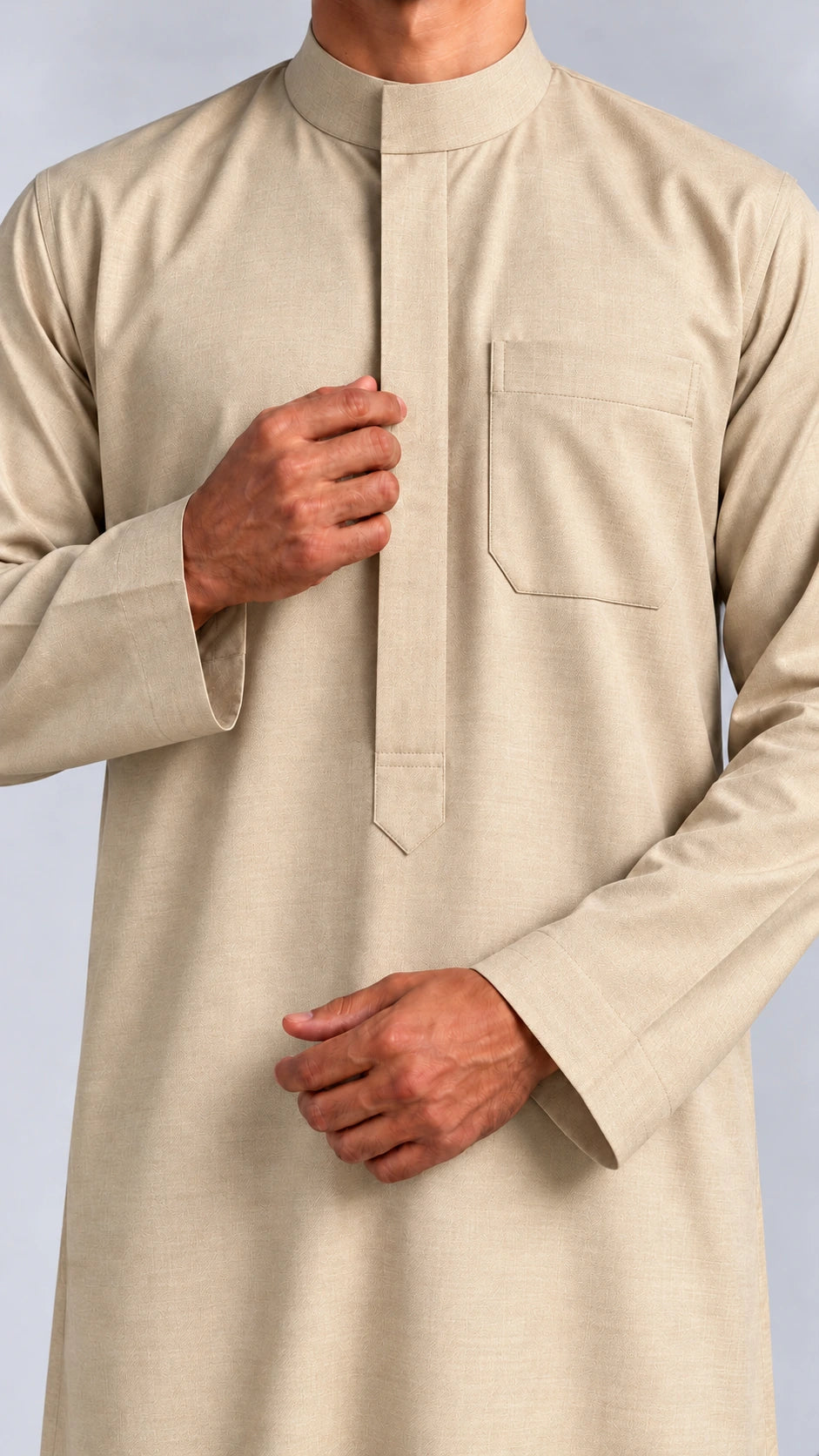 Kuwaitischer Qamis aus Premiumwolle
