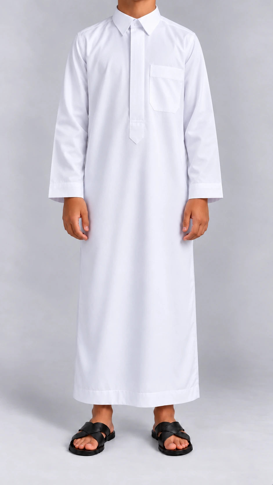 Qamis Saoudien Prestige à Damier Enfant