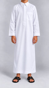 Saudischer Prestige-Qamis mit Schachbrettmuster für Kinder