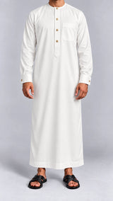 Qamis Saoudien Médine (boutons carrés)