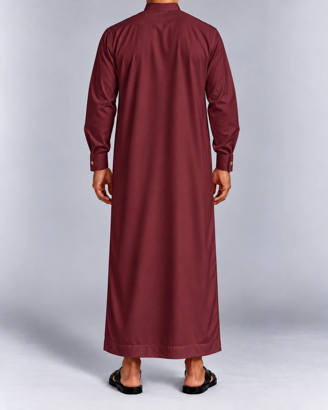 qamis saoudien royal bordeaux dos