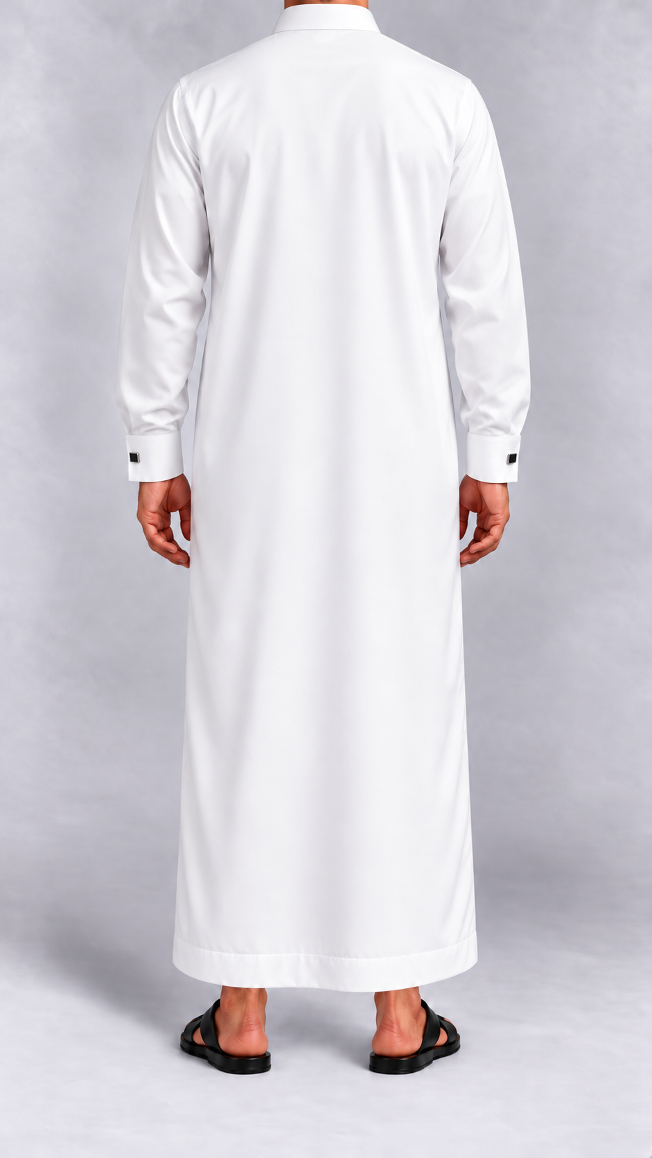 Qamis Qatari Original blanc - vue de dos