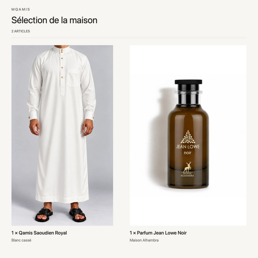 Sélection de la maison — composition complète du pack, articles et quantités